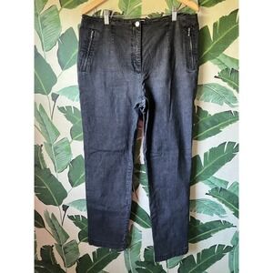 Vanilia Trouser Jeans Women Size 48 16 Washed Black